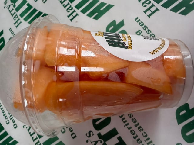 Sliced Cantaloupe Bowl.