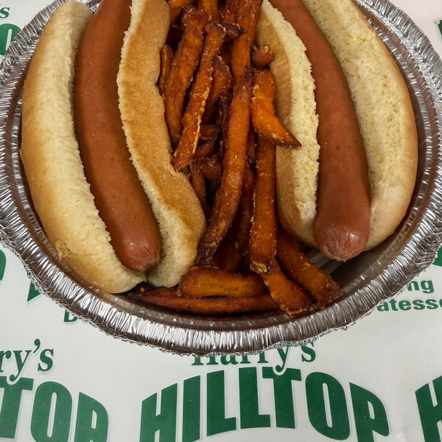 Chili Dogs (2) with Fries Platter.