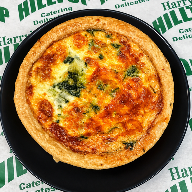 Broccoli & Cheddar Quiche.