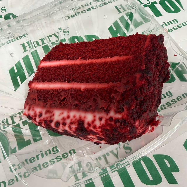 Red Velvet Cake with Icing.