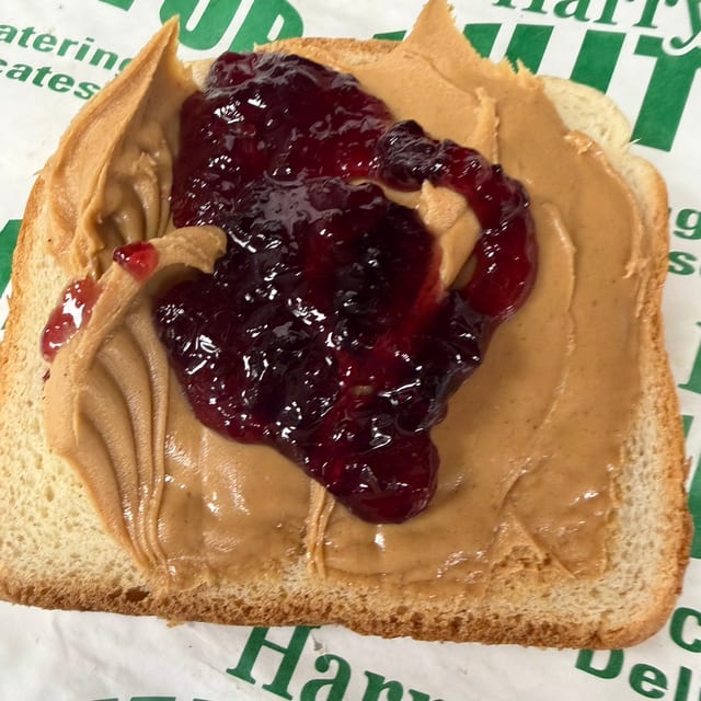 Peanut Butter and Jelly Sandwich.