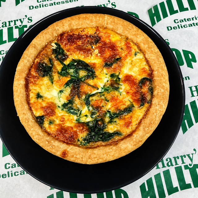 Spinach Quiche.