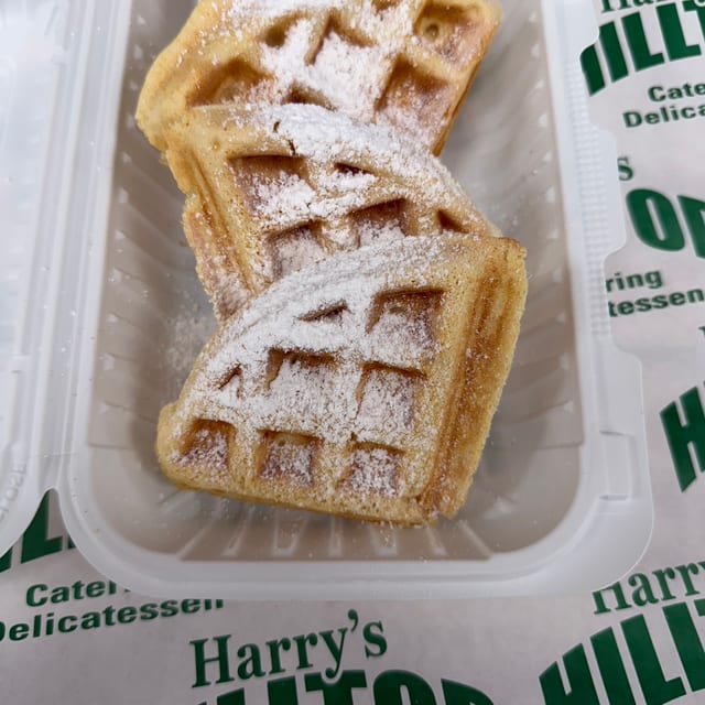 Homemade Belgian Waffles.