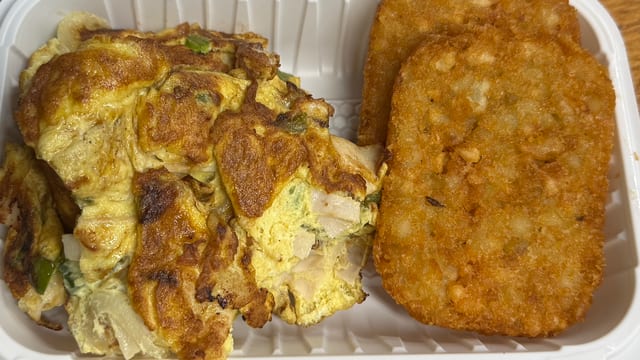 Vegetable Omelette.