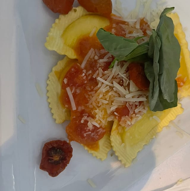 Lobster Ravioli.