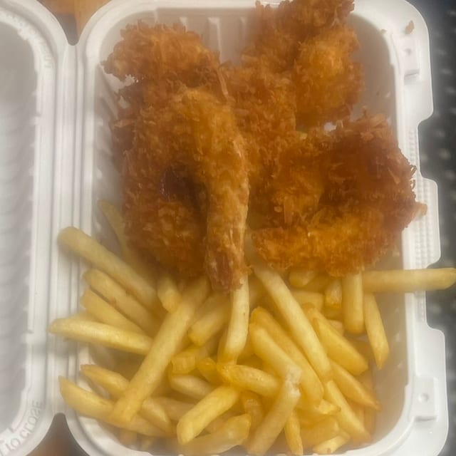 Crispy Coconut Shrimp.