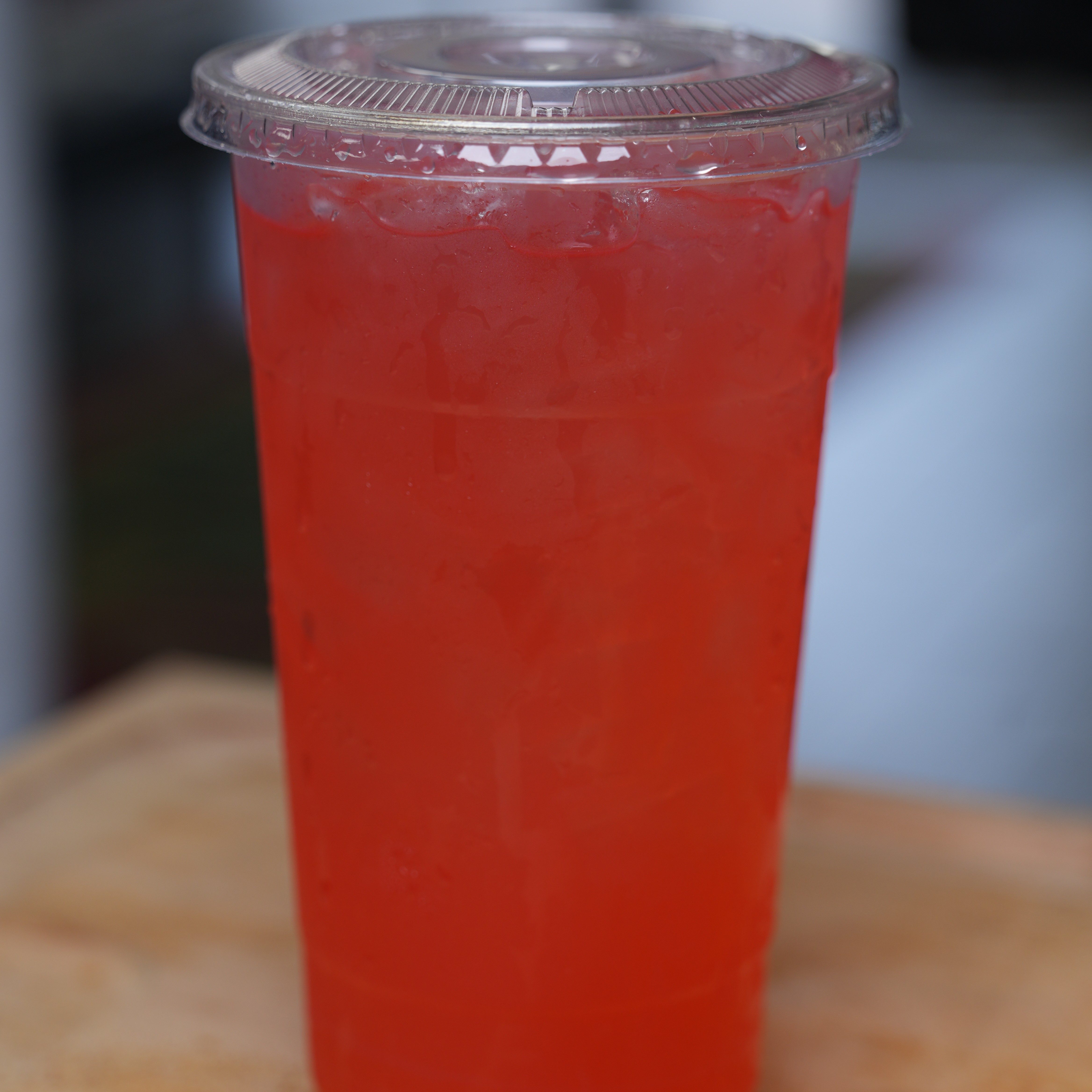 Homemade Pink Lemonade.
