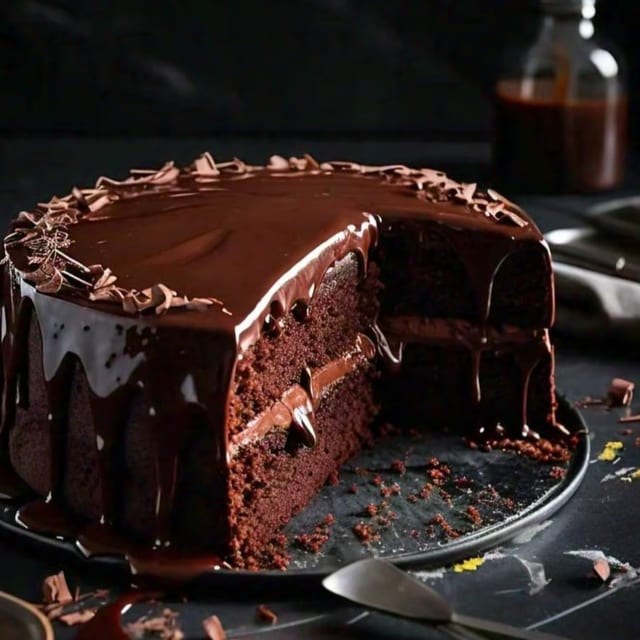 Chocolate Fudge Cake.