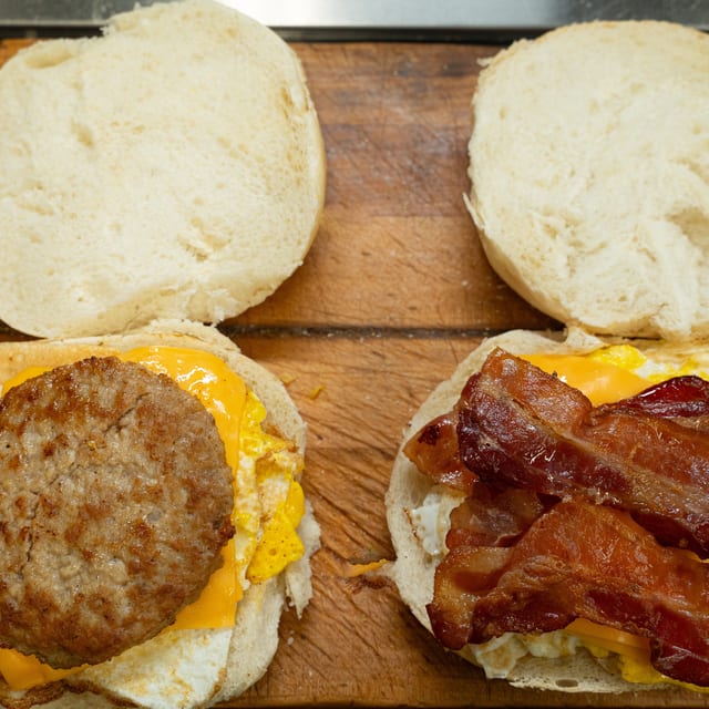 Build Your Own Breakfast Sandwich.
