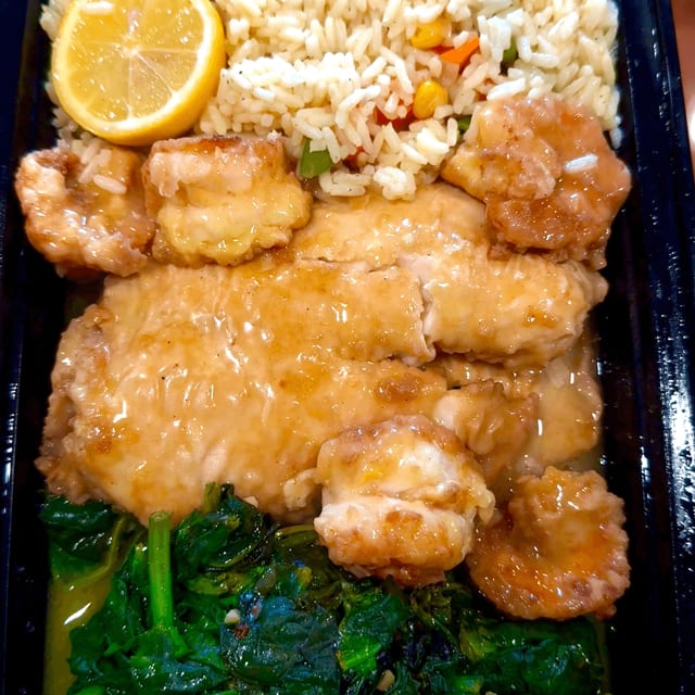Shrimp, Tilapia, or Flounder Francese.