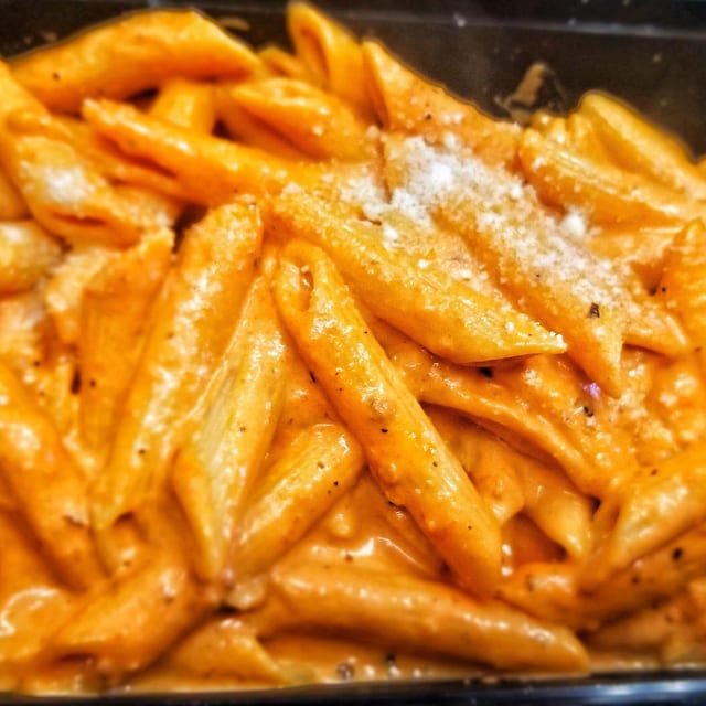 Penne ala Vodka with Chicken.