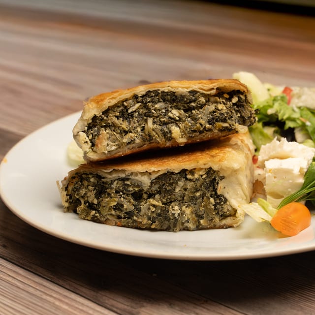 Greek Spinach Pie (Spanakopita).