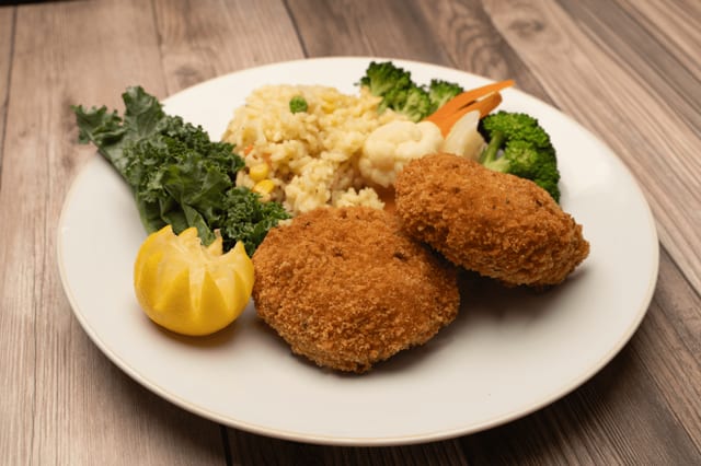 Homemade Crab Cakes.